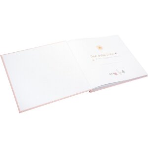 Libro del bebé Goldbuch Wolkenpoesie rosa 24x22 cm