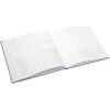 Libro de visitas Herzensmoment Artischocke 24x22 cm, blanco, grande