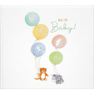 Goldbuch Babytagebuch Hoch hinaus! 24x22 cm, 100 illustrierte Seiten