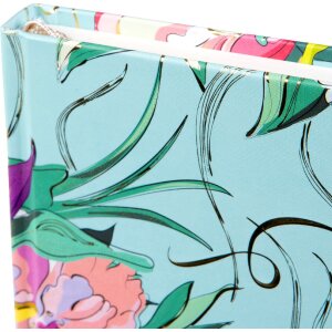 Goldbuch Notizbuch Velvet Bloom 15x22 cm, 200 Seiten, Goldprägung, Fadenheftung