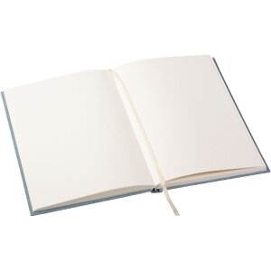 Goldbuch Notizbuch Ideenreich 15x22 cm Weiß Gold Leinenbindung mit Lesezeichen