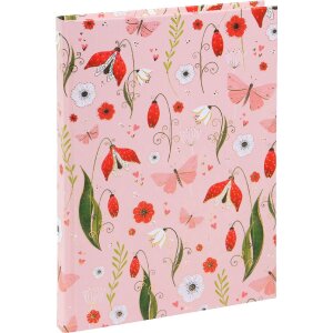 Libro de notas Goldbuch Secret Garden rosa 15x22 cm con...