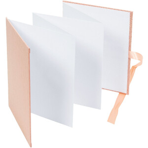 Goldbuch Leporello Summertime apricot 15,5 x 19 cm Leinenalbum für 10 Fotos