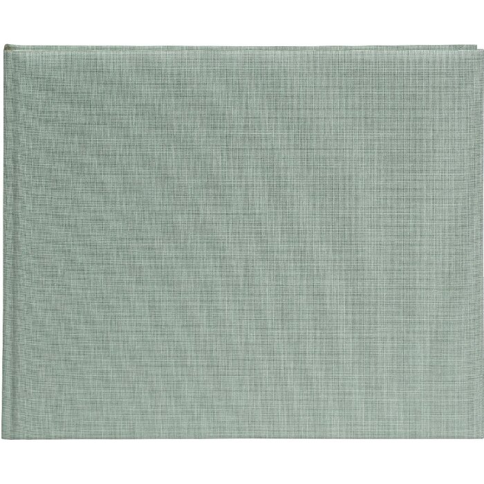 Goldbuch Gästebuch Summertime sage green 25x20 cm Leinen weiß