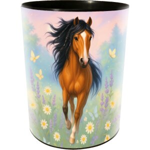 Recipiente de papel Goldbuch Wiesenglück 25x25 cm gris claro/beige