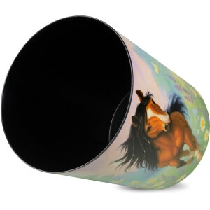 Recipiente de papel Goldbuch Wiesenglück 25x25 cm gris claro/beige