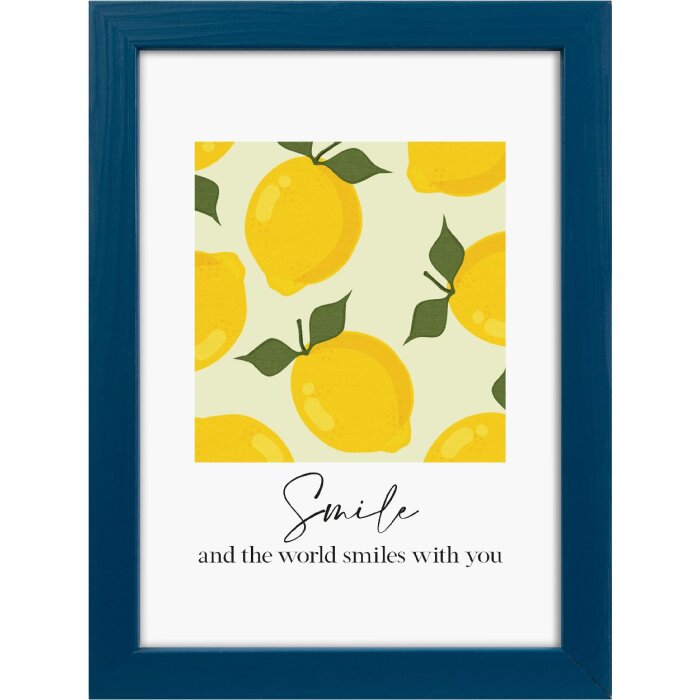 Marco de fotos Goldbuch Lunaro indigo 13x18 cm con vidrio normal