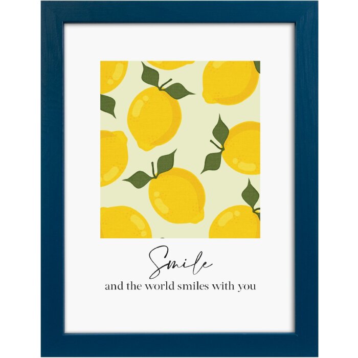 Marco de fotos Goldbuch Lunaro indigo 15x20 cm con cristal normal