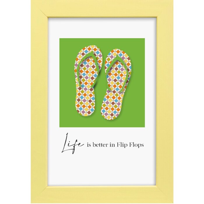 Marco de fotos Goldbuch Lunaro 10x15 cm Amarillo con cristal normal