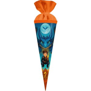 Goldbuch Geschwistertüte Drachenfreund 35x11 cm, Filzverschluss, Lackkarton