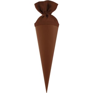 Tienda de regalo para hermanos Goldbuch con cierre de fieltro chocolate 10x30 cm