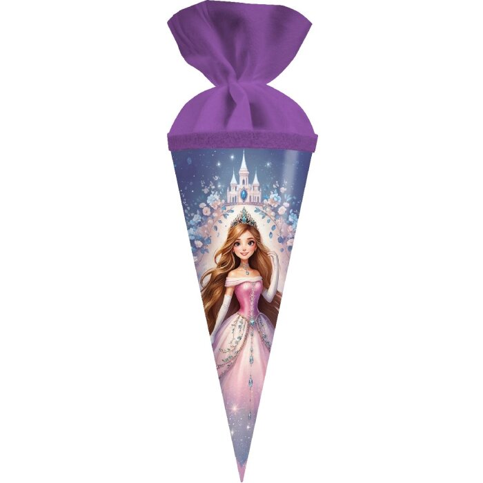 Túnel de fotos de madera Princesa Estrellado 50 cm redondo con cierre de velcro colorido