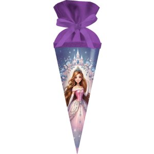 Túnel de fotos de madera Princesa Estrellado 50 cm redondo con cierre de velcro colorido