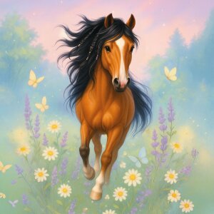 Maleta escolar Goldbuch Wiesenglück 85 cm, forma...