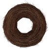 Guirnalda de ratán Clayre & Eef Ø 60x18 cm Marrón Rústica para Puerta Pared o Mesa