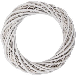 Corona de rattán Clayre & Eef Blanco Ø...