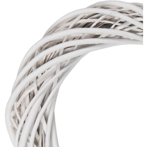 Corona de rattán Clayre & Eef Blanco Ø...