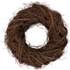 Guirnalda de ratán marrón Clayre & Eef Ø 40x11 cm rustica para puertas paredes mesas