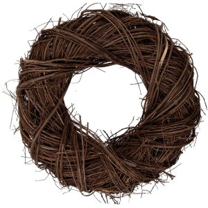 Corona de ratán Clayre & Eef Marrón...