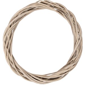 Guirnalda navideña de rattán marrón...