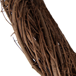 Corona navideña de rattán Clayre & Eef...