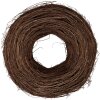 Corona de decoración Clayre & Eef Rattán Marrón Ø 40 cm Altura 12 cm
