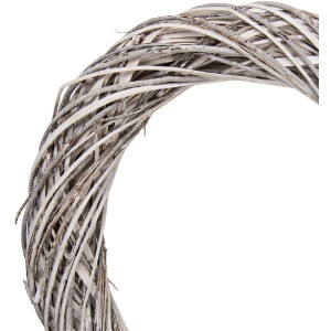 Corona de Navidad decorativa Clayre & Eef blanca...