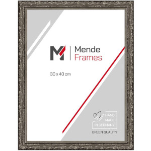 Marco Barroco de Madera MendeFrames H530 2,8 cm Blanco Negro Dorado Plateado 13x18 hasta 50x70 cm