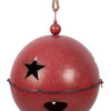 Campana decorativa Clayre & Eef Roja Ø 60/50/40 cm