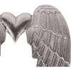 Decoración de pared con alas de ángel Clayre & Eef plateado 46 cm
