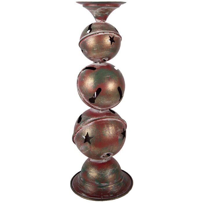 Candelabro de cobre Clayre & Eef 6Y5988 Ø 16 cm x 44 cm