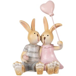 Figura decorativa de conejo Clayre & Eef 8x6x10 cm...