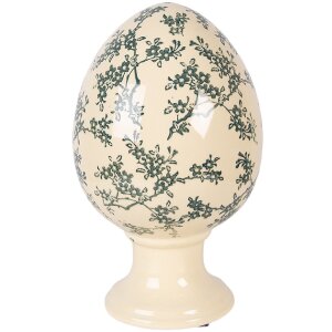 Decoración de huevo sobre pedestal Clayre &...