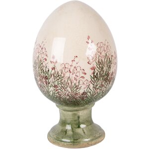 Decoración de huevo sobre pedestal Clayre &...