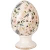 Huevo decorativo Clayre & Eef Beige-Rosa Ø 15x24 cm