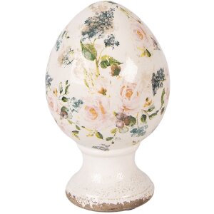 Decoración huevo sobre base Clayre & Eef tonos...