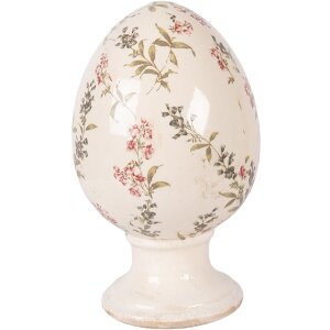 Ei sobre pedestal de cerámica Clayre & Eef...