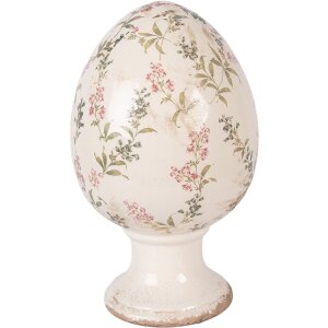 Decoración de huevo sobre pedestal Clayre &...
