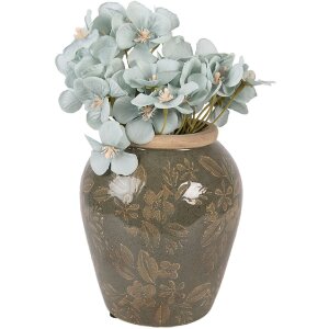 Vaso de cerámica Clayre & Eef 6CE2411S...