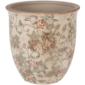 Maceta decorativa Clayre & Eef 6CE2415L Beige-Verde...