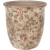 Maceta Clayre & Eef 6CE2415S Decorativa Ø 13x13 cm Beige-Verde