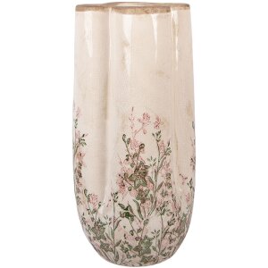 Vaso Clayre & Eef 6CE2416L Ø 16 cm x H 36 cm Beige-Verde
