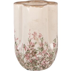 Vaso Clayre & Eef 6CE2416S Beige-Verde Ø 16 cm x 24 cm