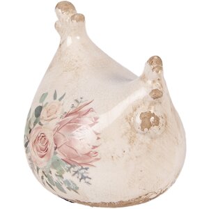 Decoración de pollo Clayre & Eef Beige Rosa...