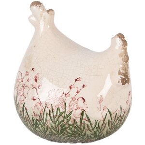 Decoración Clayre & Eef Huevo 12x11x13 cm...