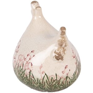 Decoración Clayre & Eef Huevo 12x11x13 cm...