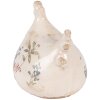 Decoración Pollo Clayre & Eef Beige Rosa 12x11x13 cm