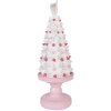 Decoración de pastel Clayre & Eef 6PR5960 Ø 14x39 cm Rosa-Blanco