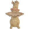 Decoración de conejo con cuenco Clayre & Eef 6PR5963 beige oro 31x20x33 cm