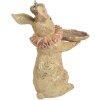 Decoración de conejo con cuenco Clayre & Eef 6PR5963 beige oro 31x20x33 cm